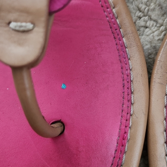 Tory Burch Hot Pink Fringe Miller Sandal Thong Brazil Ladies US 10 - Picture 7 of 11